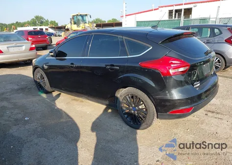 2015 Ford Focus Titanium from USA, damaged, VIN 1FADP3N29FL247491